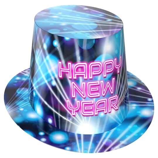 Beistle New Year's Rave Hi Hat, 25ct.